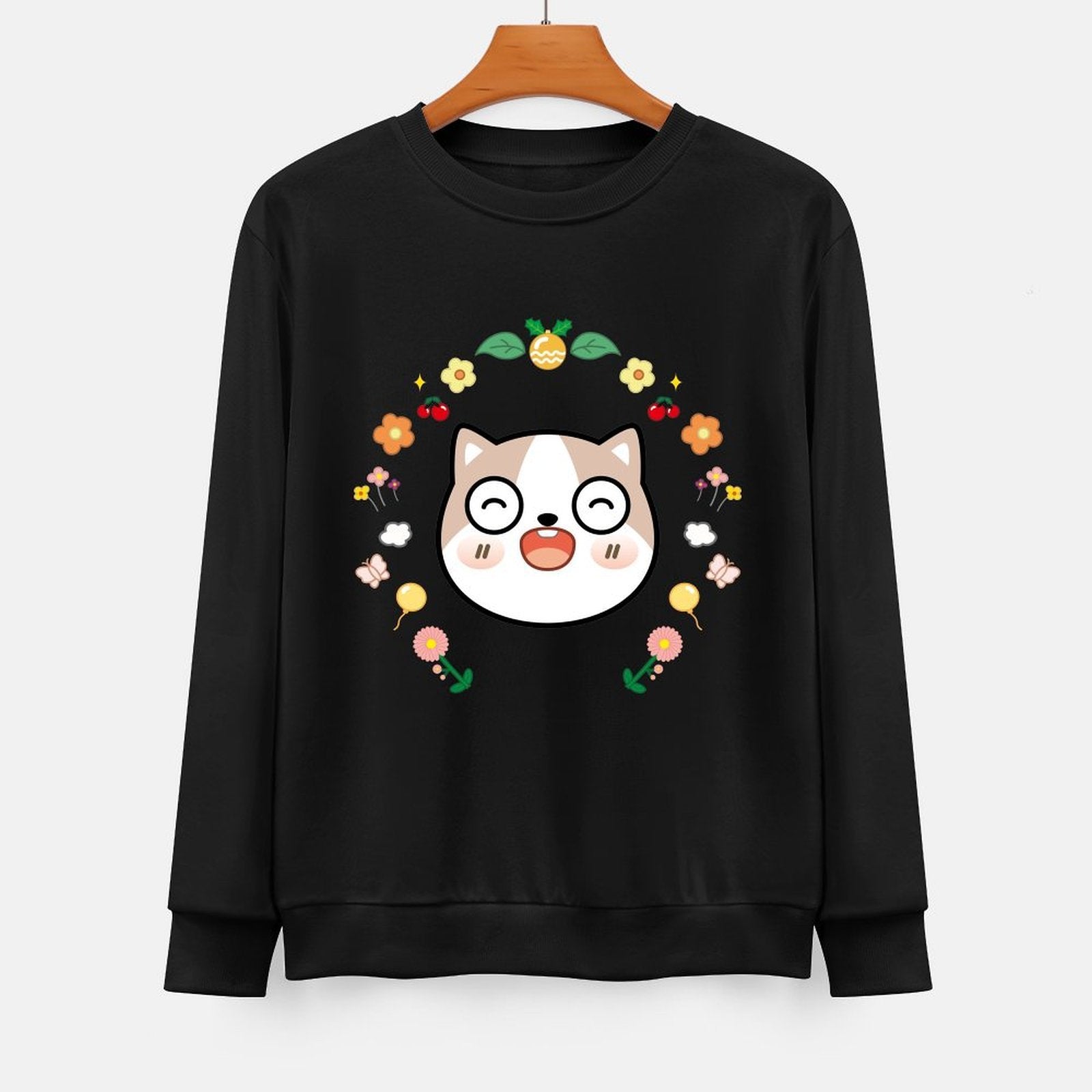 Front Patterned Long Sleeve TopFundraising StreetFit